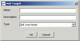 Add Target Dialog Box