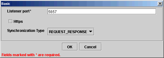 Basic dialog box