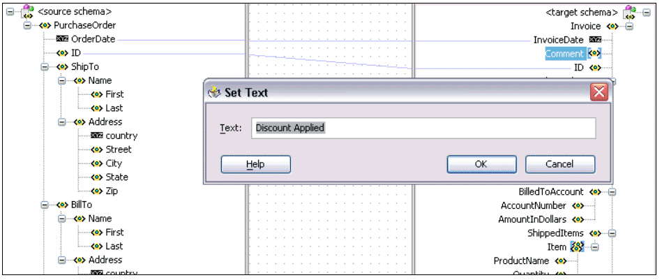 Set Text Dialog Box