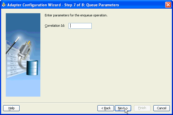 Queue Parameters Window