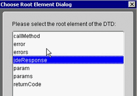 Select root element