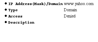 IP and domain configuration summary