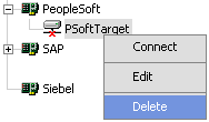 Connect, Edit, and Delete options