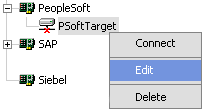 Edit PeopleSoft target