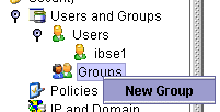 New Group selected