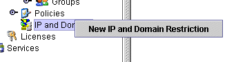 New IP and Domain Restriction option.