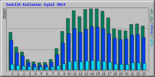 Saatlik Kullanim: Eylul 2014
